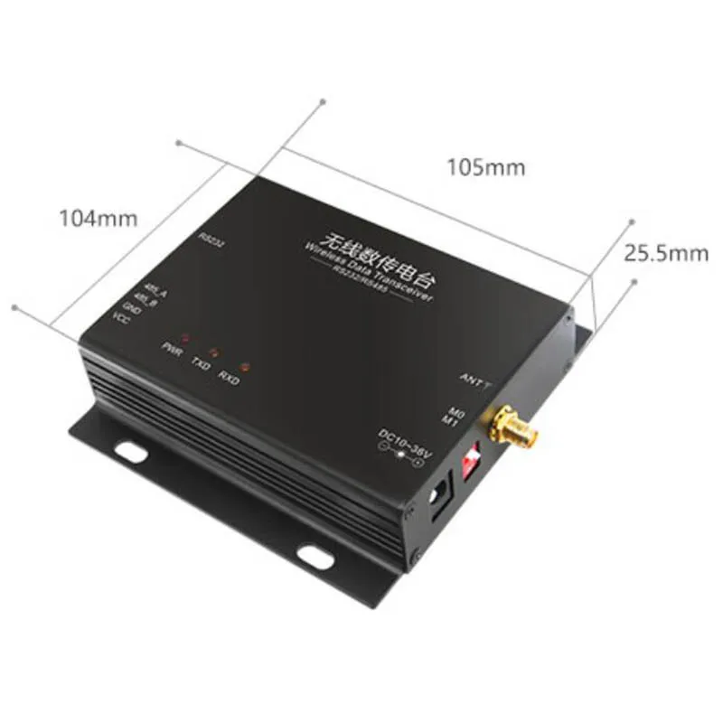 20km 433MHz Lora Radio modem Wireless Data Transmitter/Receiver RS485/RS232 Anti-interference Long range Harsh industrial monit