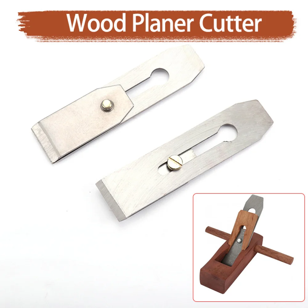 

38/44/45/51mm Planer Cutter Wood Planer Cutter Hand Planer Blades High Speed Steel Woodworking Plane Edge Blade Cutter Saw Blade