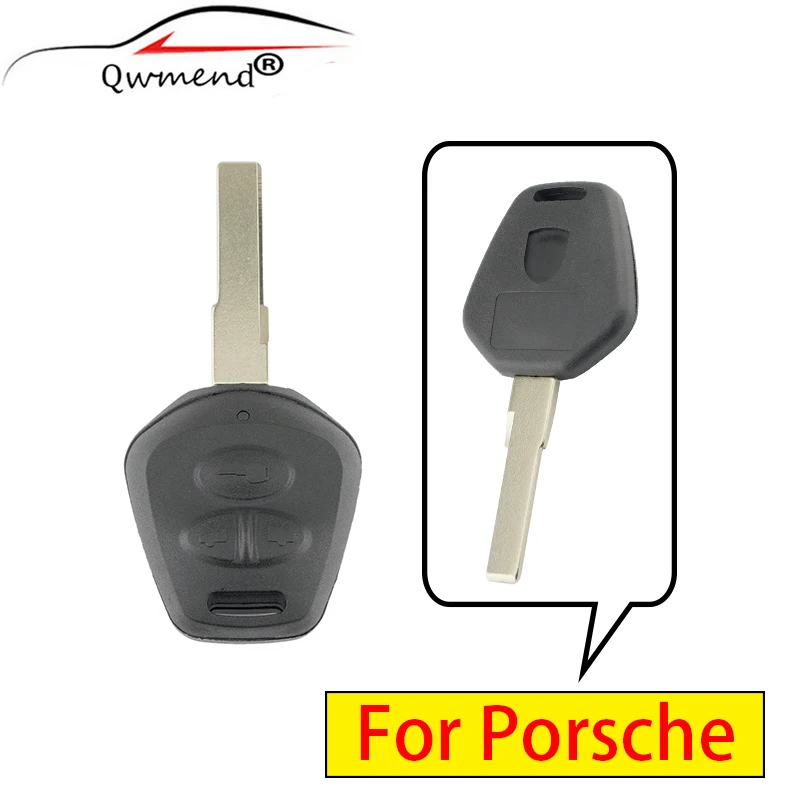 

3 Buttons Smart Car Key Shell for Porsche 911 996 Boxster S 986 Replacement Car Remote Key Fob Case Cover