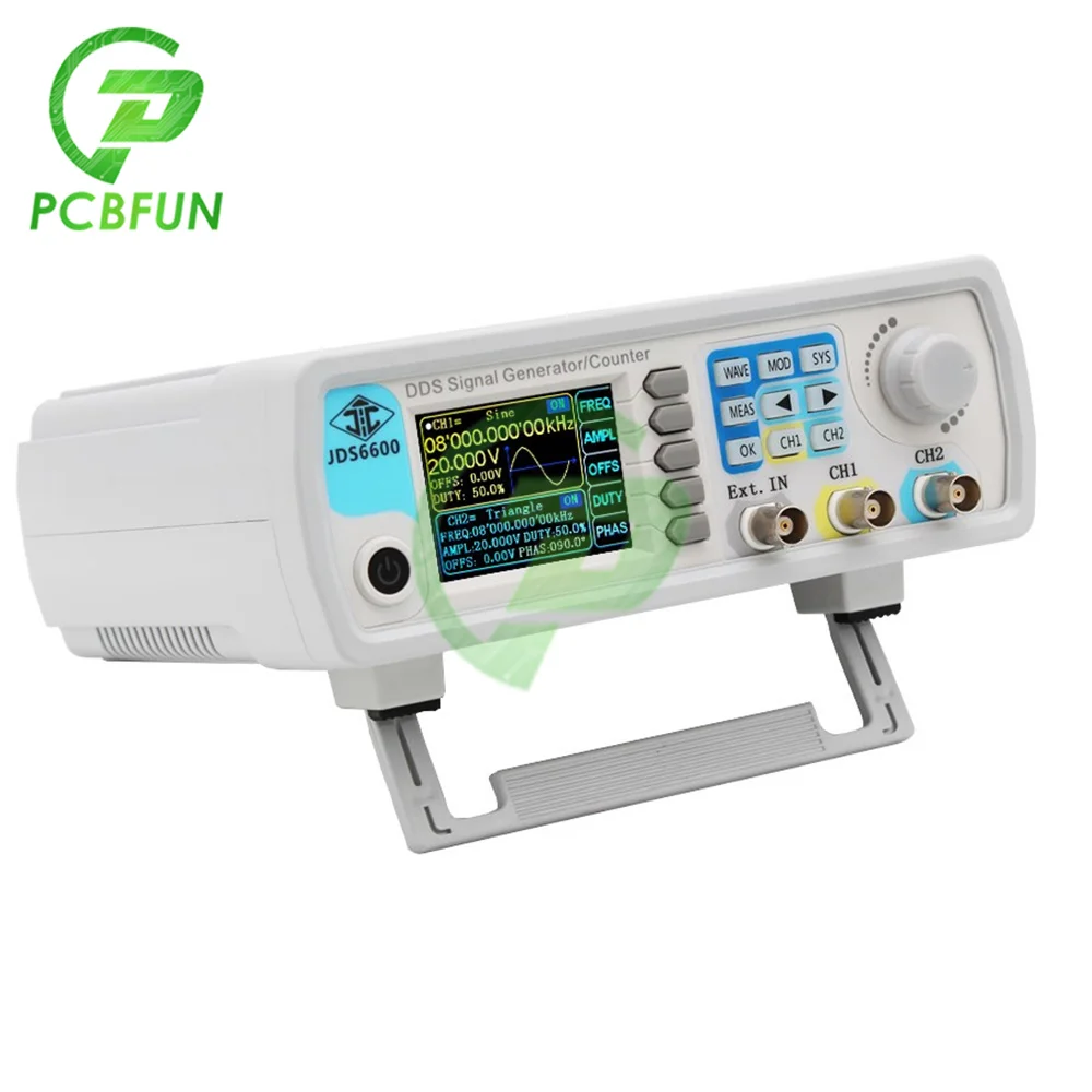 JDS6600-40M 40MHz Digital Control DDS Function Signal Generator Dual-channel Frequency Meter Arbitrary Waveform Generator