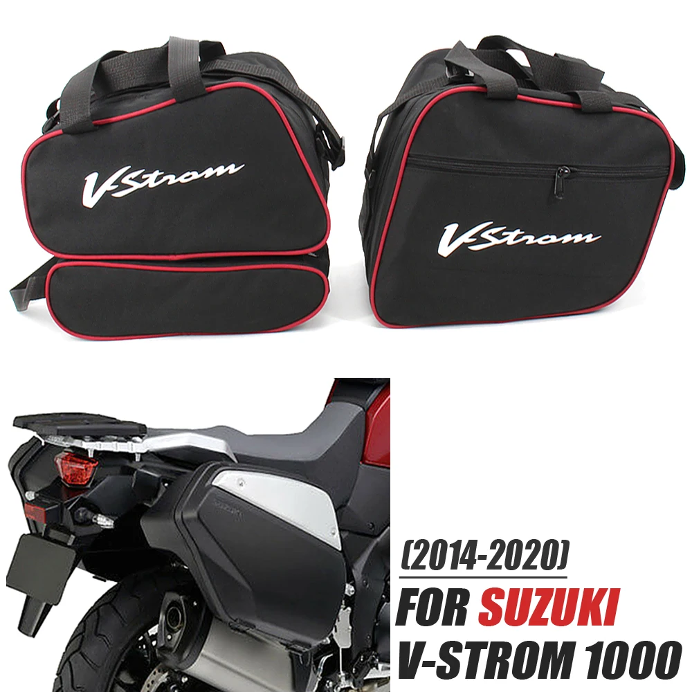 

Motorcycle Travel Bag Inner Trunk Bags For SUZUKI V-STROM DL 1000 DL1000 V-Strom DL 650 Storage Luggage Bag DL 1050 XT