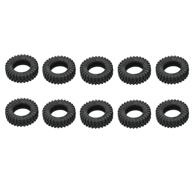 10 Pcs Mini Banden Diameter 10/20/24/32/40/50 Mm Geëmuleerd Banden Zwart micro Wiel Voor Rc Visaas Boot/Rc Simulatie Boot Onderdelen