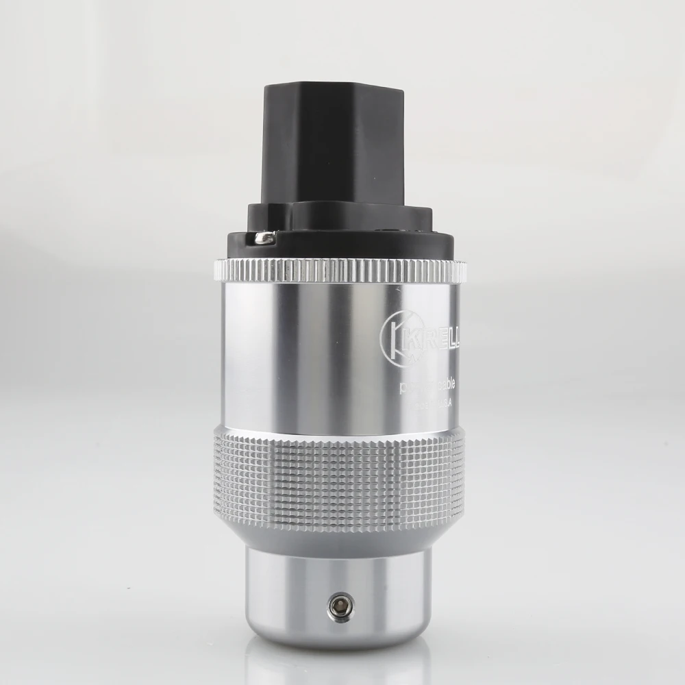 ペアハイエンド Krell ゴールドプレート Eu の電源プラグ IEC オーディオ Hifi Ac 電源コードのプラグオーディオマニアのための DIY 電源ケーブル