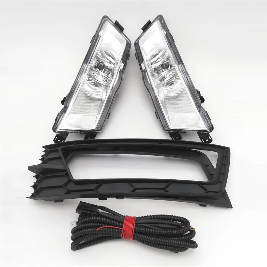 wholesale Car Lights For Skoda Rapid 2013 2014 2015 2016 2017 Front Fog Light Lamp+ Fog Light Cover And Harness Assembly