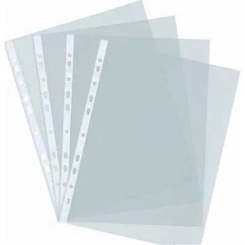 Noki Pouch File Eco 100 Pcs 4830 Transparent File Bags, DOCUMENT PAPER STORE FOR SAFE, FIRST CLASS BAG FILE