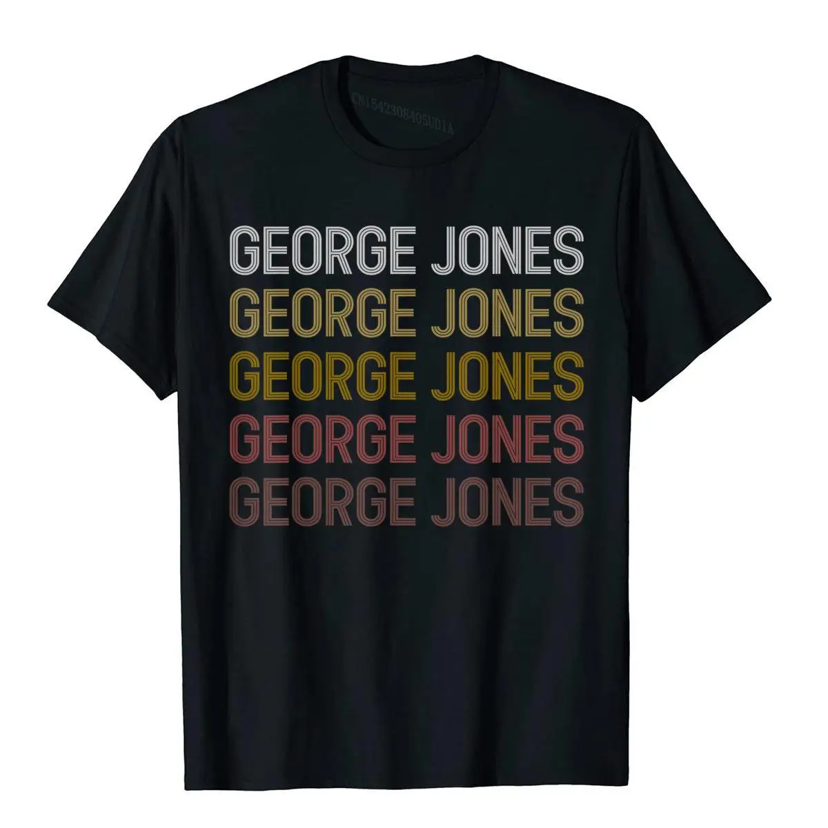 

Vintage Tshirt Jones Classic Country Music T-Shirt Personalized Cotton Mens T Shirt Casual Rife T Shirts