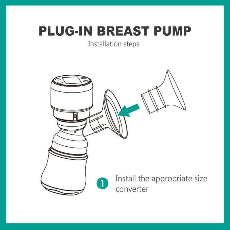 SLAIXIU 17/19 mm Breast Pump Accessories Horn Caliber Size Converter Milk Cup Caliber Adapter Small Nipple Horn Cover