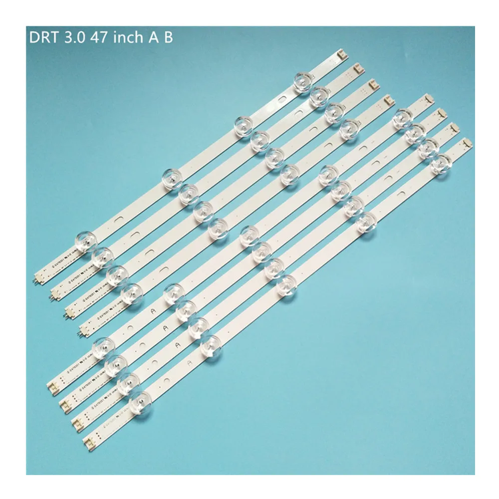 8 Piece/Set LED Backlight Strip For LG 47LB5610 47LB5600 LG47LB5610 47 inchs TV Backlight LED Bands Bars Lamps Aluminum