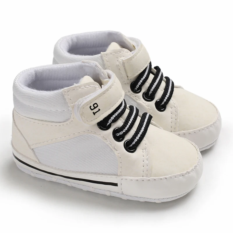 Sapatos de bebê menino recém-nascido criança infantil casual comfor sola de algodão anti-derrapante couro pu primeiros caminhantes crawl berço mocassins sapatos