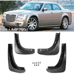 4x Mudflaps For Chrysler 300C 300 C 1st 2005 2006 2007 2008-2010 Front Rear Car Splash Guards Mudguards Mud Flaps Tyre fenders