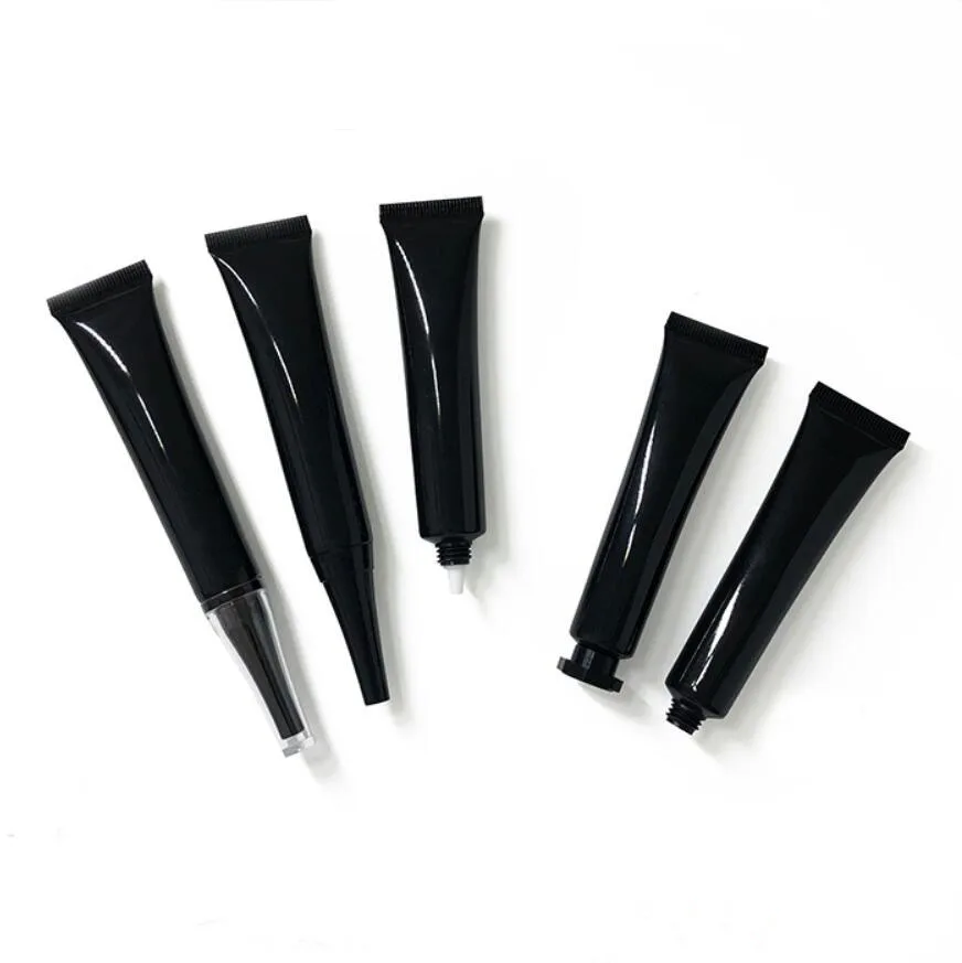 10 ml/15 ml/20 ml zwart mild wassen plastic zachte buis boter handcrème lotion emulsie oog essentie cosmetische slang huidverzorging verpakking