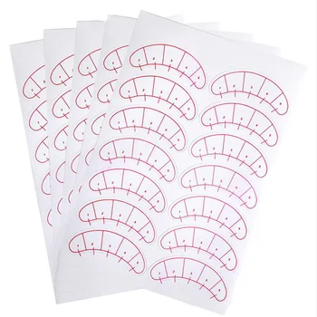 70 paar Valse wimper Eye Sticker Wimpers Extension Geënt Wimper Eye Pads Papier Patches Wraps Praktijk Patches Make-Up Tool