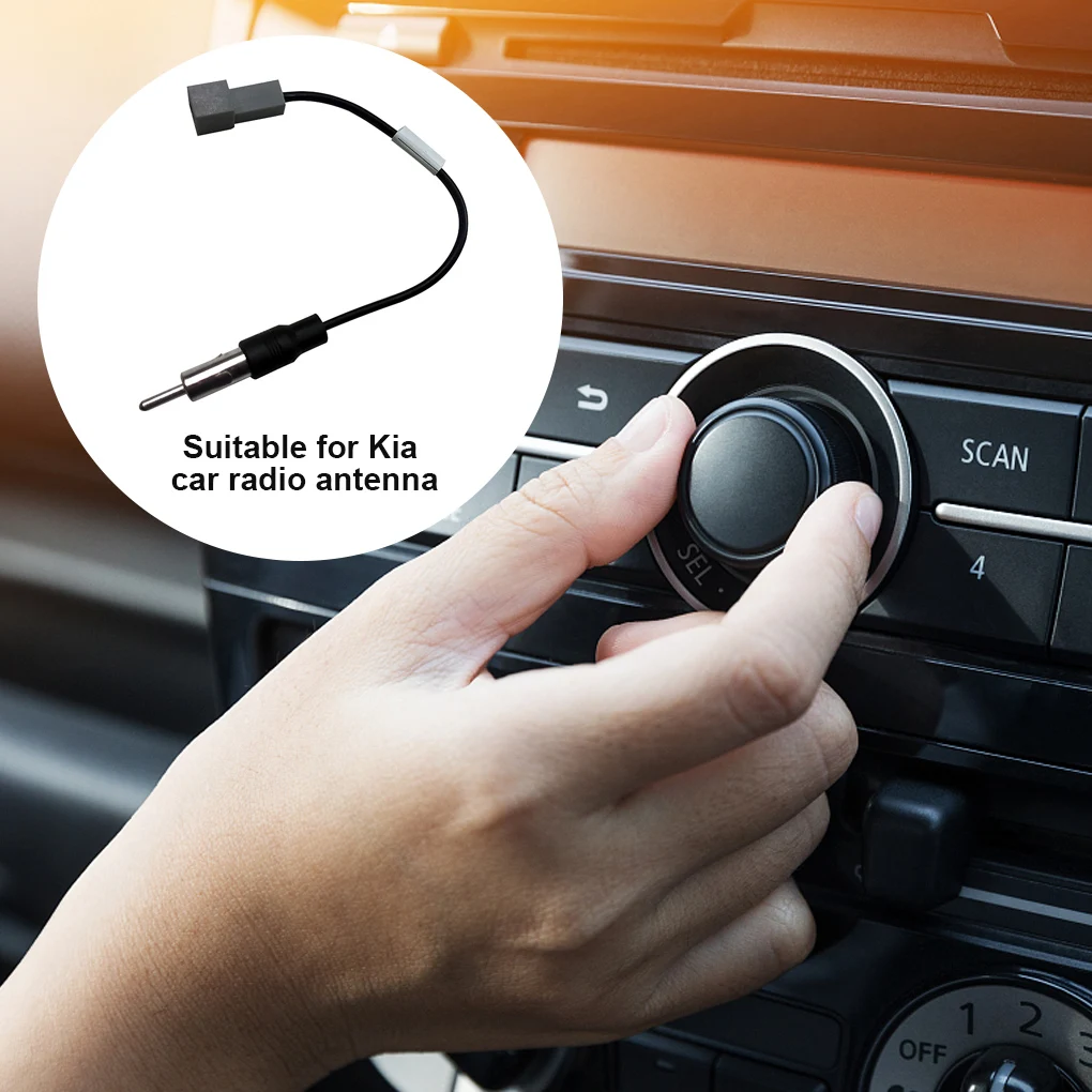 

Car Antenna Adapter Female Connector FM Radio CD Wire Cable For Hyundai for Kia 2009-2011