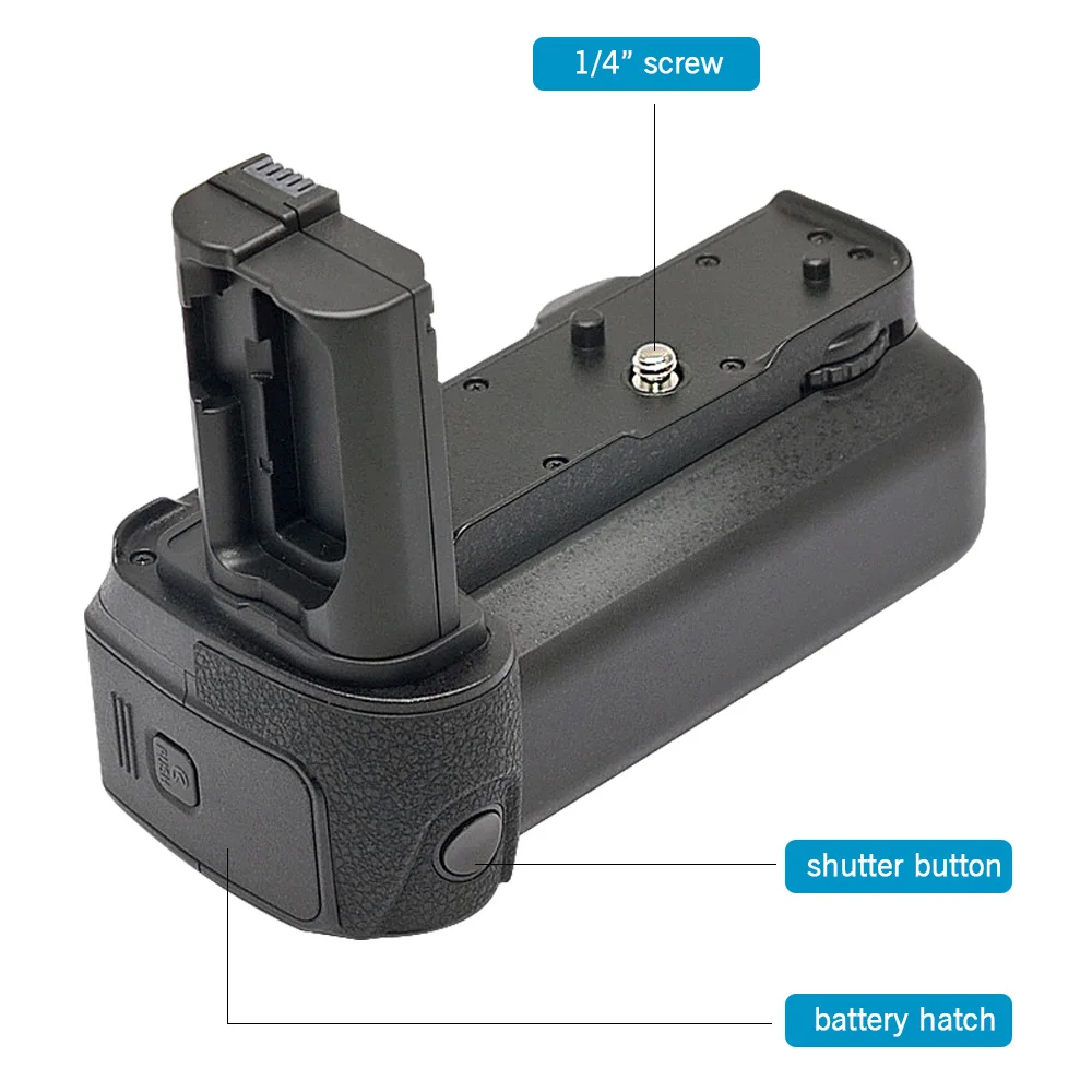 Mcoplus BG-Z6 Z7 Vertical Battery Grip for Nikon Z5 Z6 Z7 Camera Replacement as MB-N10 / Works with EN-EL15b / EL15 Battery