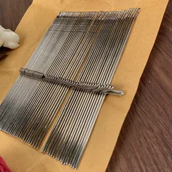 Free Shipping SK155 knitting machine crochet hook needles 17.5cm 50 pcs BROTHER/ SILVER REED machines fitting