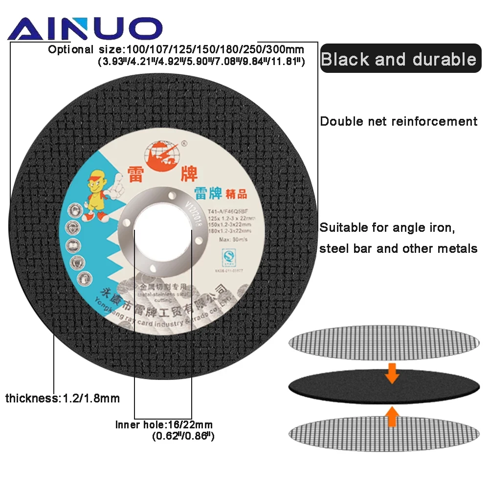 7“ Cutting Discs Metal Grinding Cut Off Wheels Resin Blade Flap Sanding Disc Angle Grinder Wheel 1-20Pcs