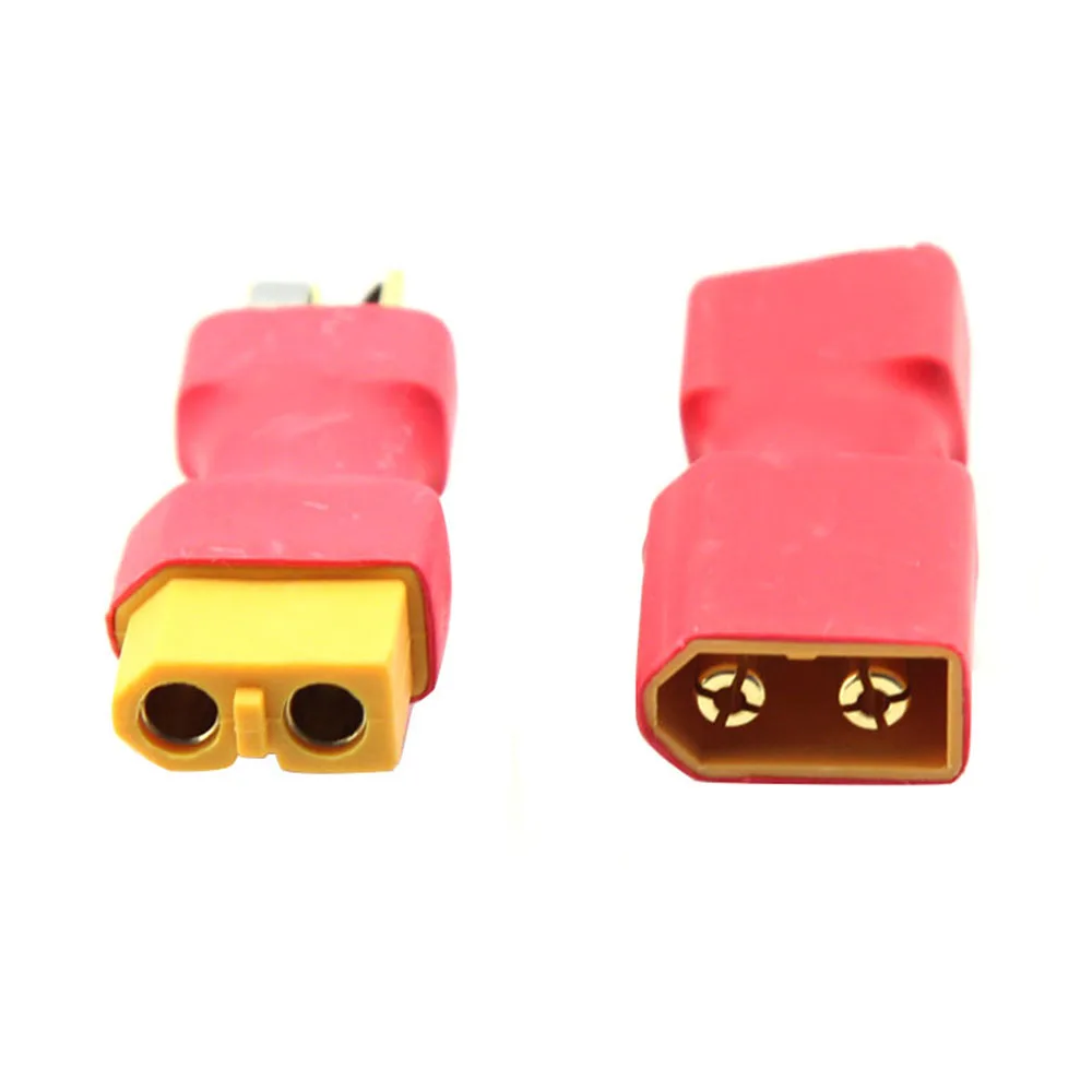 1pcs T Male Female Plug to XT60 Adapter Converter For RC Helicopter Quadcopter LiPo Battery Plug Connector