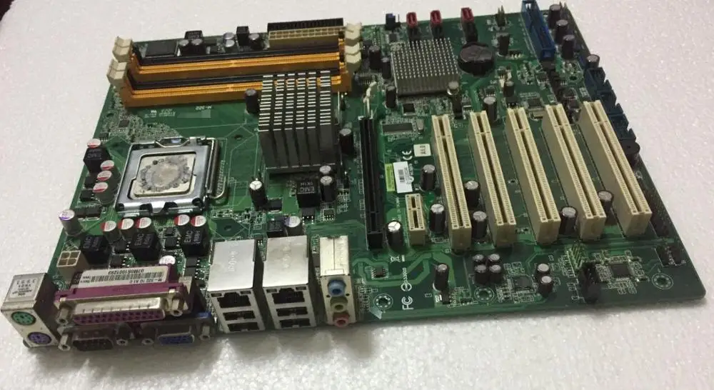 

M-322 100% OK Original IPC Embedded Mainboard industrial motherboard LGA775 DDR2 with CPU RAM VGA 5*PCI 2*LAN IPC Board