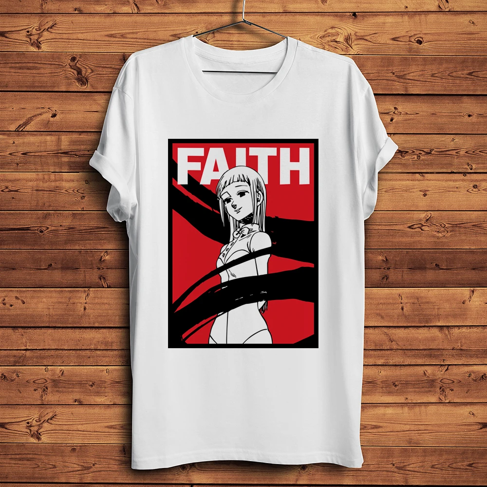 Ten Commandments faith Melascula funny anime tshirt Men White Casual T Shirt Unisex manga The Seven Deadly Sins Otaku streetwear