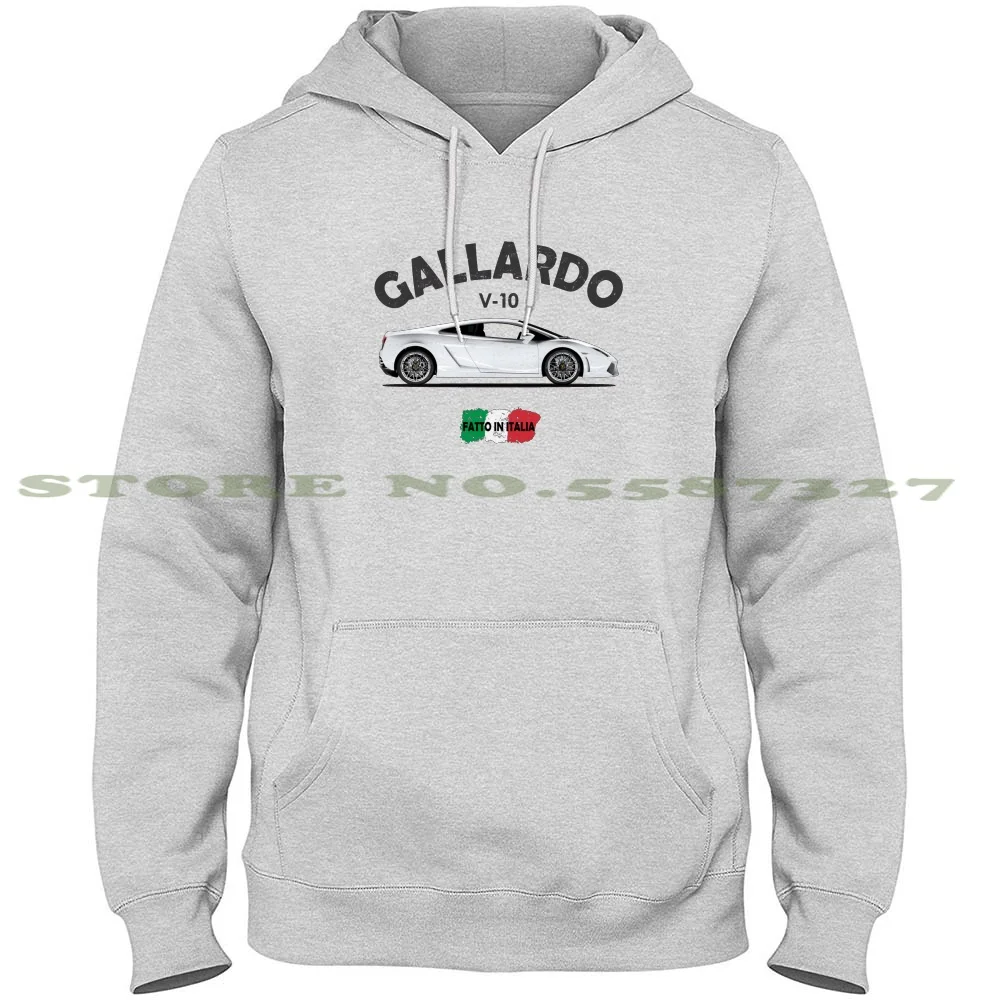 

The Gallardo Long Sleeve Hoodie Sweatshirt Gallardo Super Car Car Cars Transport Transportation Italy Italian