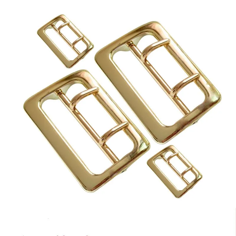 Metal Buckle for Leather Hand Bag Shoe Strap Belt Slider Tri-glides DIY Adjust Roller Pin Buckles Sewing Accessories 10pcs