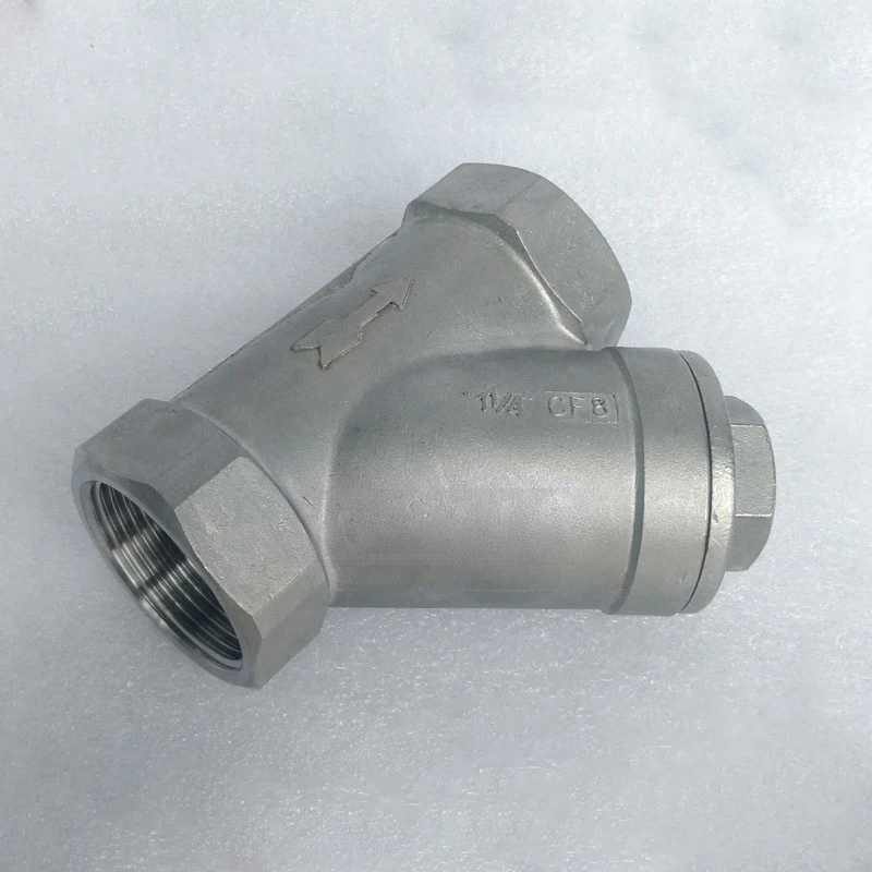 304 316 Stainless Steel Y-type One Way Check Valve 1/2\