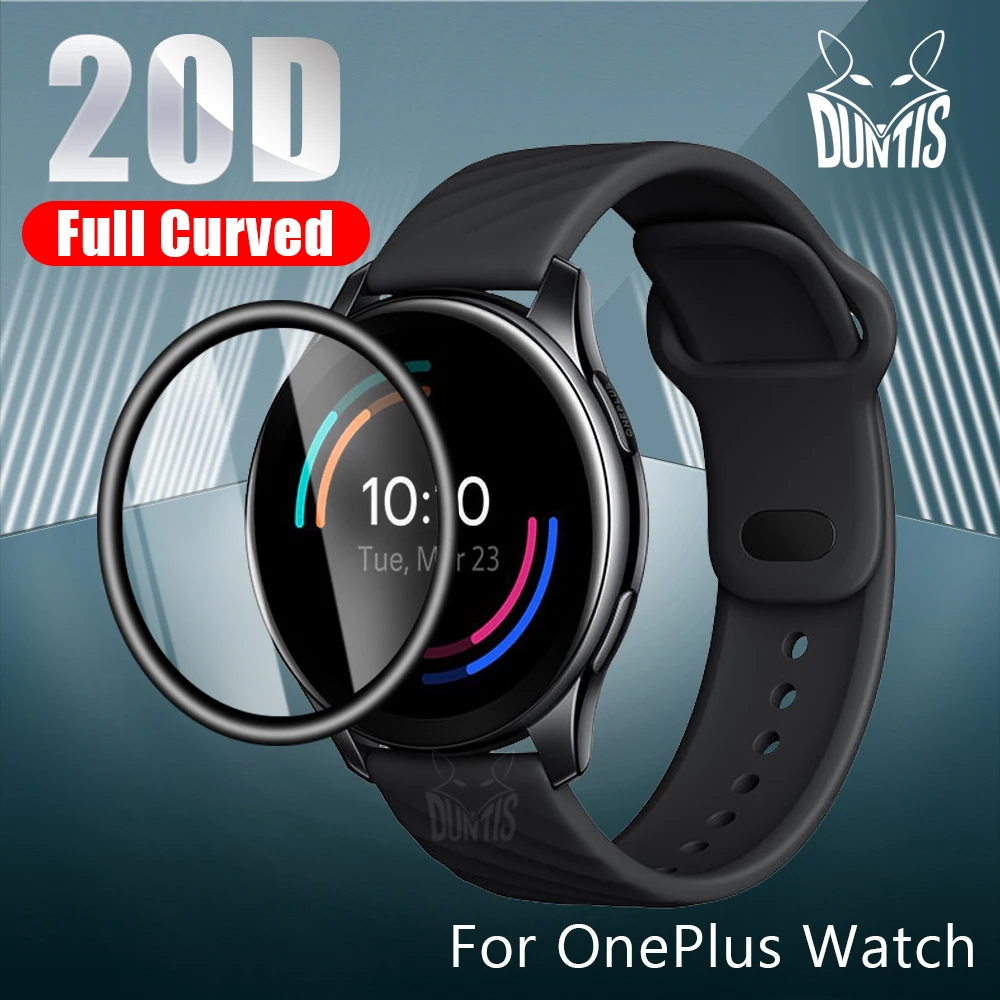 

20D Curved Edge Protective film for OnePlus Watch Scratch resistant soft screen protector Smart watch Accessories(Not Glass).