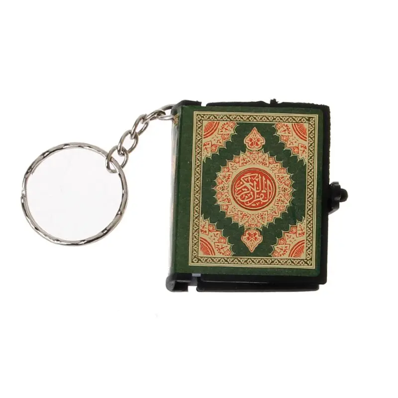 Mini Ark Quran Book Real Paper Can Read Arabic The Koran Keychain Muslim Jewelry