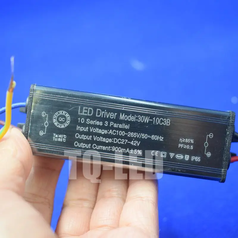 AC85-265V 30W High Power Led Driver DC27-42V 900mA