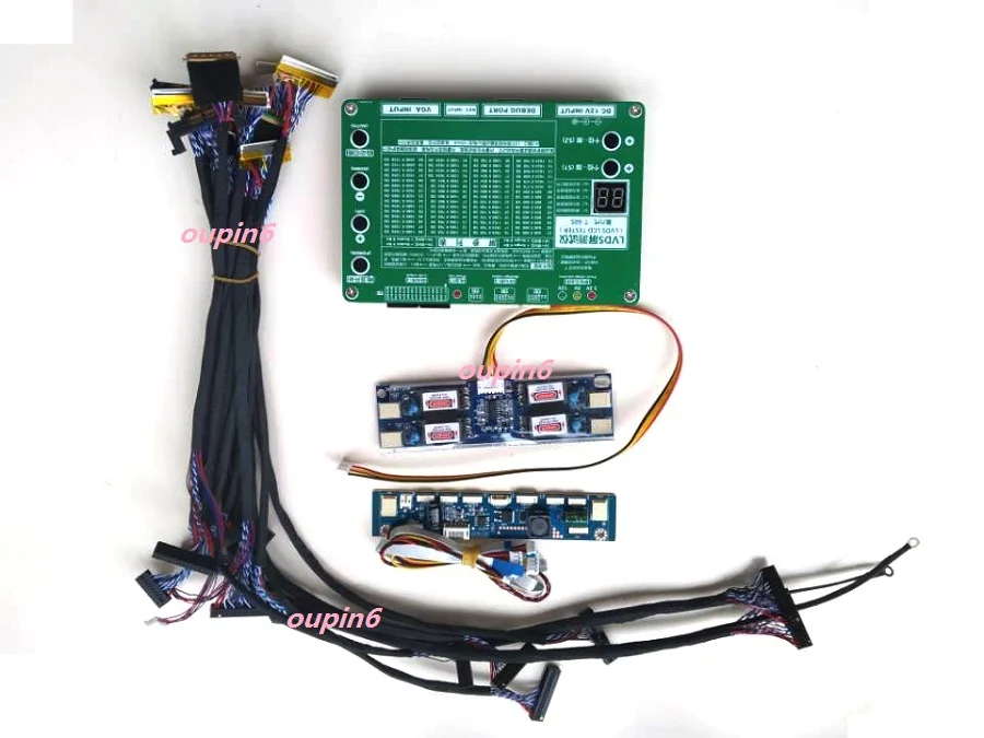

Комплект инструментов для тестирования ноутбука, компьютера, телевизора, ЖК-дисплей, комплект панельных тестеров для ремонта экрана, монитора, дисплея с 14 кабелями LVDS