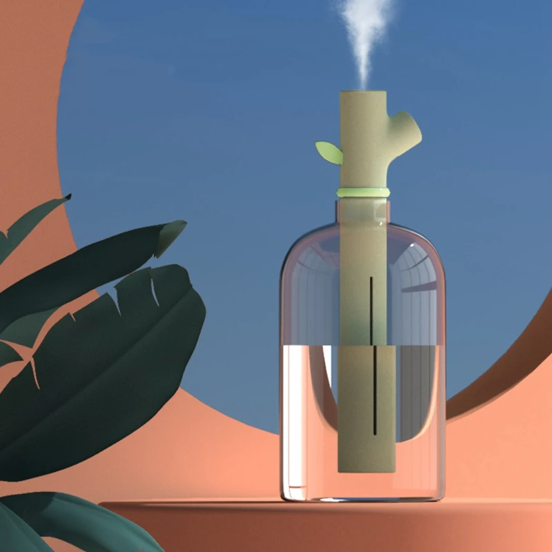 Przenośny USB oddział nawilżacz powietrza ultradźwiękowy Fogger Mist Maker rozpylacz zapachów lampka nocna Home Office wyciszenie oczyszczacz powietrza samochodu