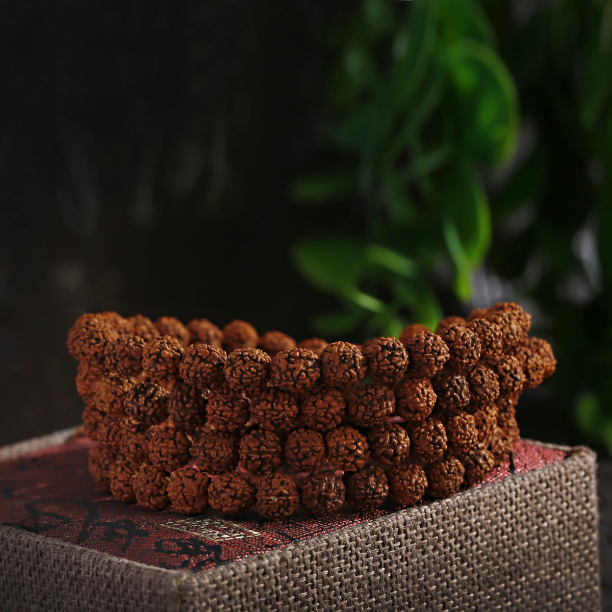 6/8/10mm Rudraksha Beads Meditation Mala Bead Jewelry Making Prayer Chakras 108Pcs Bodhi Tibetan Buddhism Bracelet Beads Buddhis