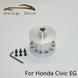 Fit For Non Airbag Steering Wheels Aluminum Steering Wheel Hub Adapter Boss Kit For Honda 92-95 Civic EG