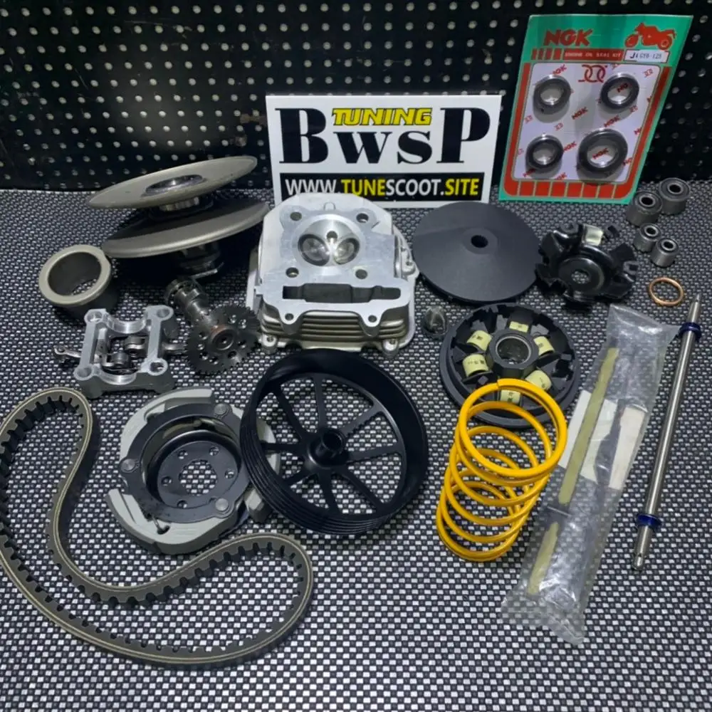 Big Bore Kit For RUCKUS With GY6 Engine 157QM Two Valve Cylinder Head CVT Set Axle Big Valves Size BWSP Tuning Edition