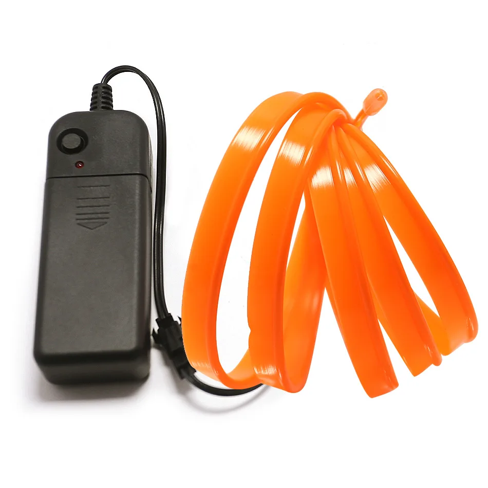 Neon Sign Neon Light El Wire Led Neon Under Car Flexible Soft Tube Lights LED Strip Sign 1M/2M/3M/5M Rope Light RGB Car Decor