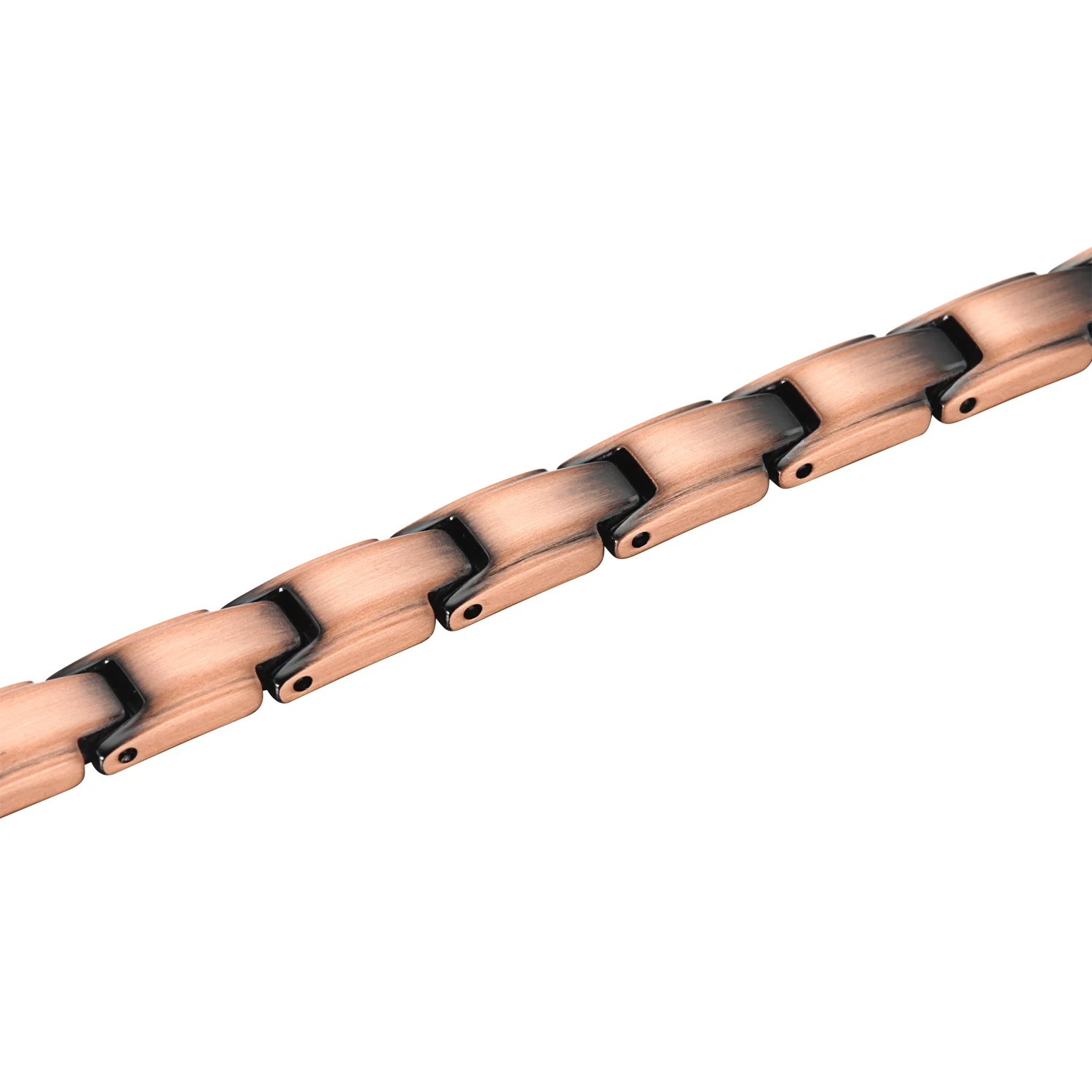 Welmag  Copper Bracelets for Women Therapy Health Row Magnet Bracelet Hand Link Chain Bio Energy Health Magnetic Bracelet