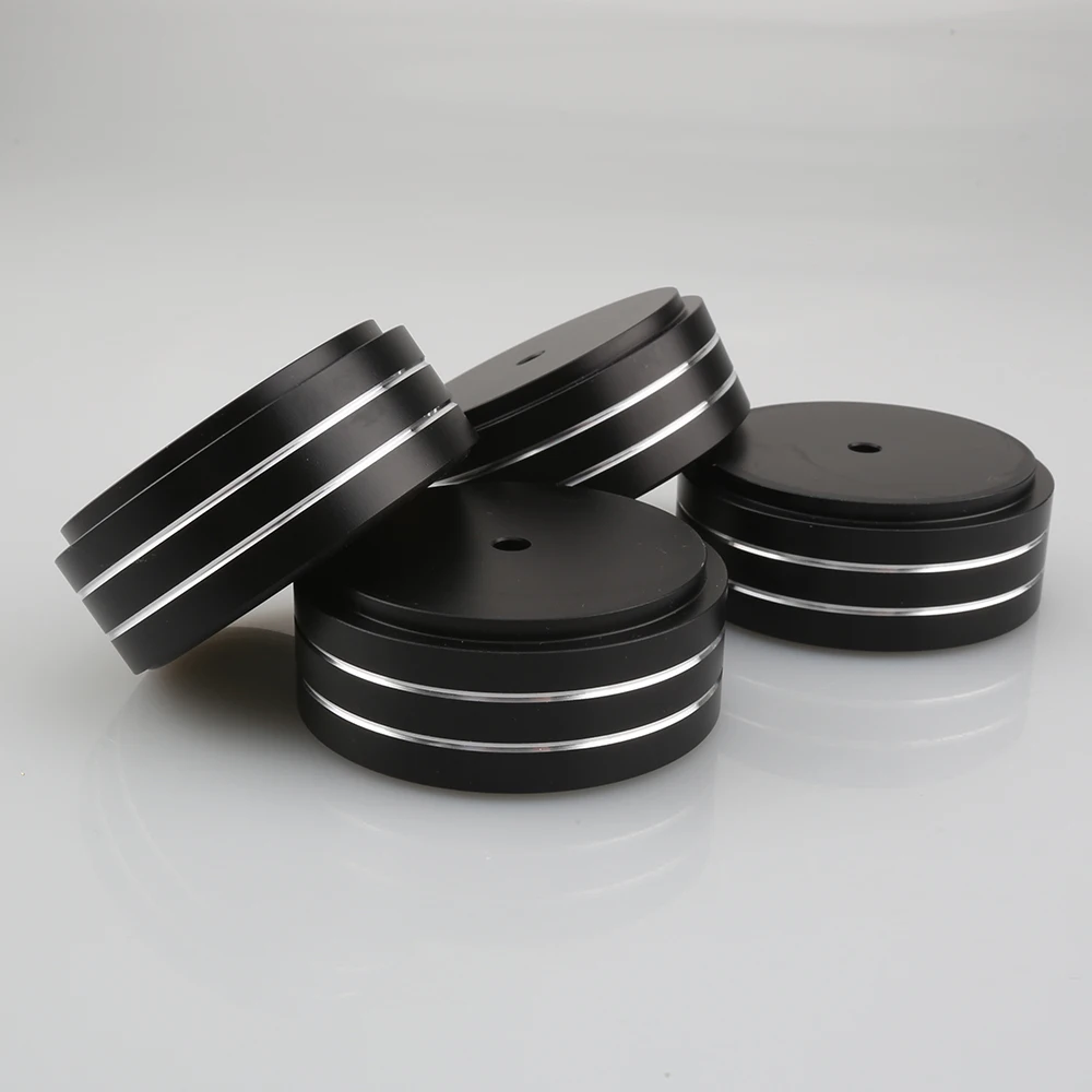 58x22mm solidna pełna aluminium głośnik AMP gramofon rejestrator izolacja stóp Spike piętro podstawa Pad podwozie stóp stojak stożek Hifi DIY