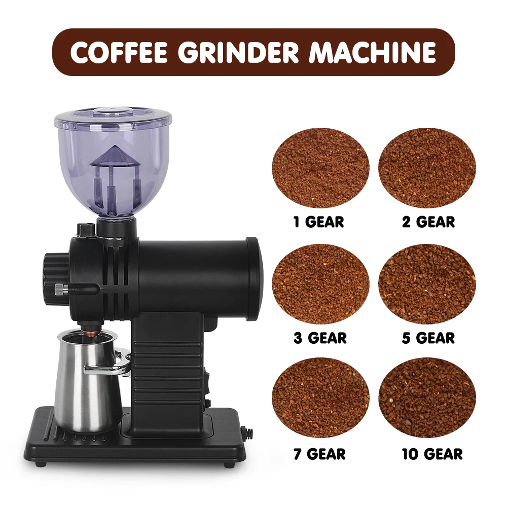 Macinacaffè elettrico ITOP macinacaffè per caffè Espresso italiano macinacaffè 200W smerigliatrice a velocità regolabile 220V/ 110V