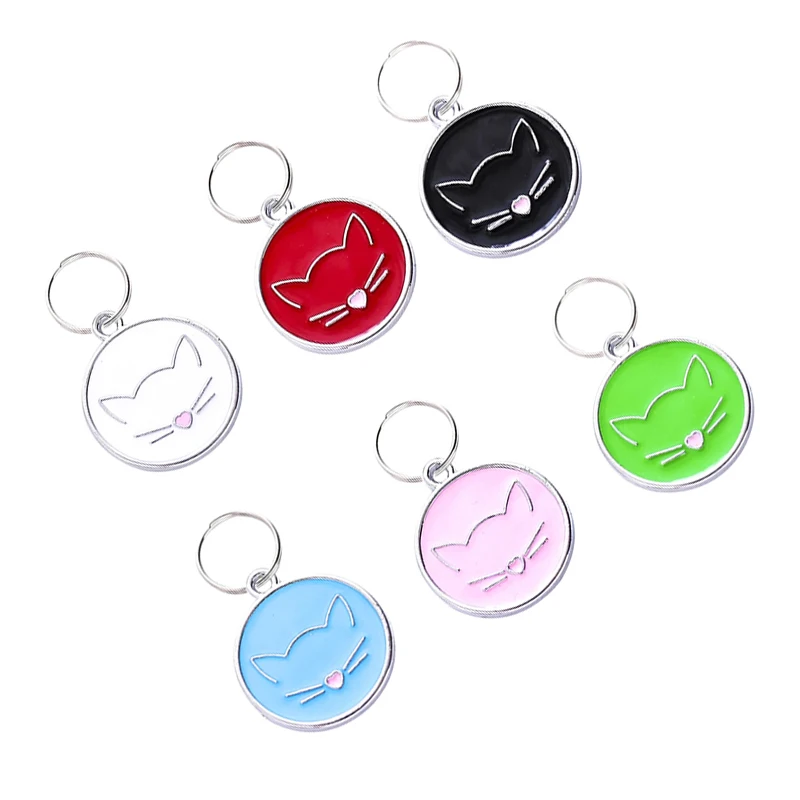 Gepersonaliseerde Huisdier Kraag Gratis Gegraveerd Naam Tel Id Tags Aangepaste Pet Ketting Voor Katten Hond Tag Kitten Accessoires Anti-verloren