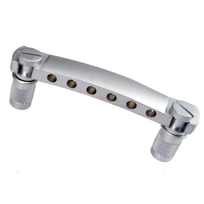 Ein Satz mit 6 Saitenhaltern für E-Gitarren-Zubehörteile, Sandy Silver Musikinstrument – Detail 4