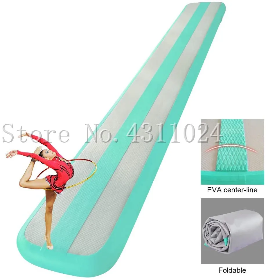 

Inflatable Balance Beam Air Beam for Gymnastics Fitness Training Home Entertainment and Professional Training with Pump