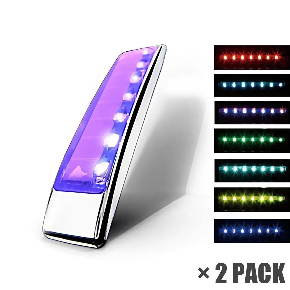 충돌 방지 자동차 스타일링 자동 분위기 조명, 자동차 도어 조명, 태양광 LED 깜박이 램프, LED 경고등, 움직임 제어