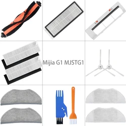 Accessories For Xiaomi Mijia G1 MJSTG1 Robot Vacuum Cleaner Hepa Filter Mop Cloth Side Main Brush Cover Spare Parts Replacement