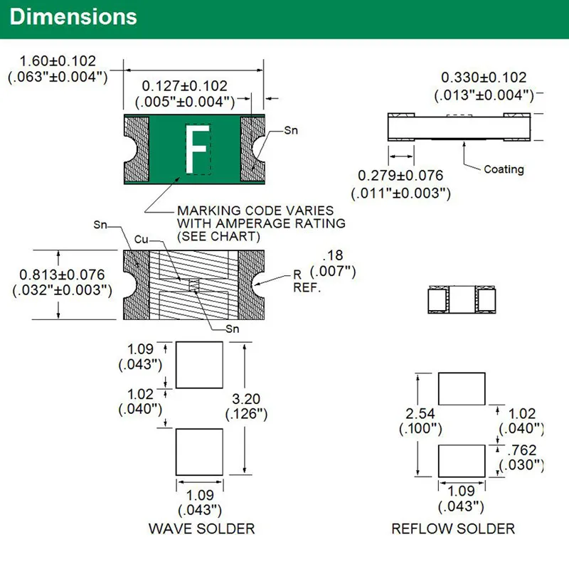 100PCS LF 046701.5NRHF SMD 0603 Fast Acting Surface Mount Fuse 1.5A 1500mA 32V 046701.5 Marking Code K new and original