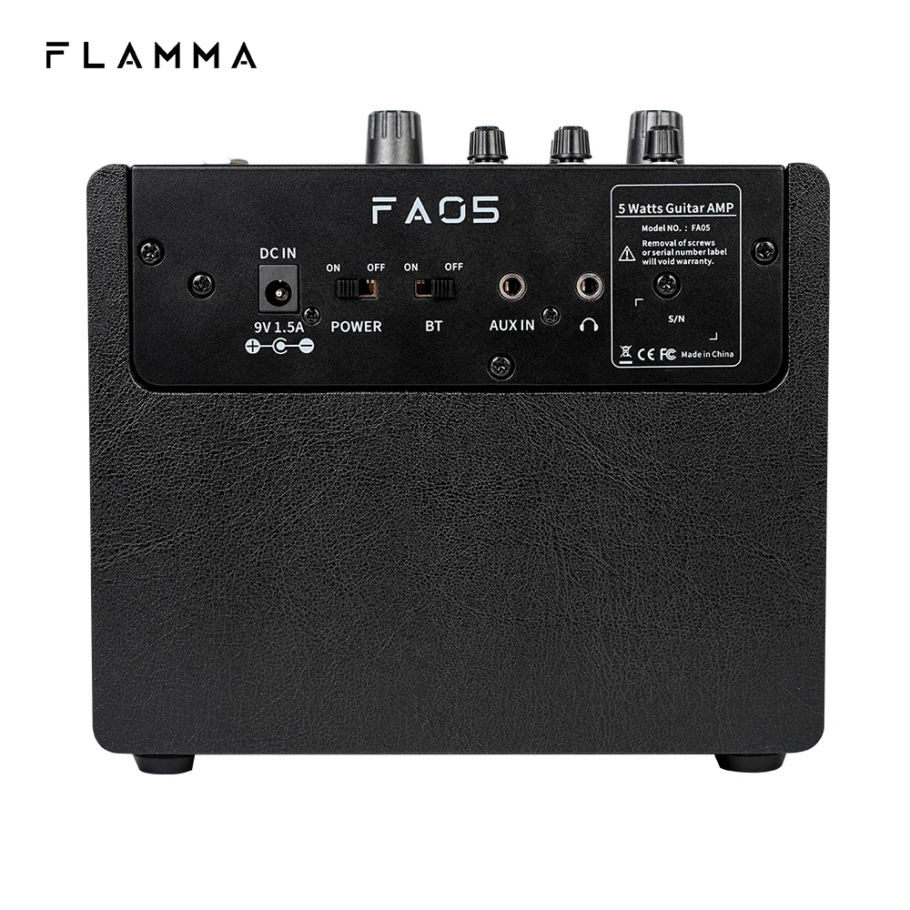 Imagem -03 - Amplificador de Guitarra Elétrica Amplificador Bluetooth Combo Alto-falante Mini Portátil com Preamp 40 Drum Machine Amp Flamma-fa05