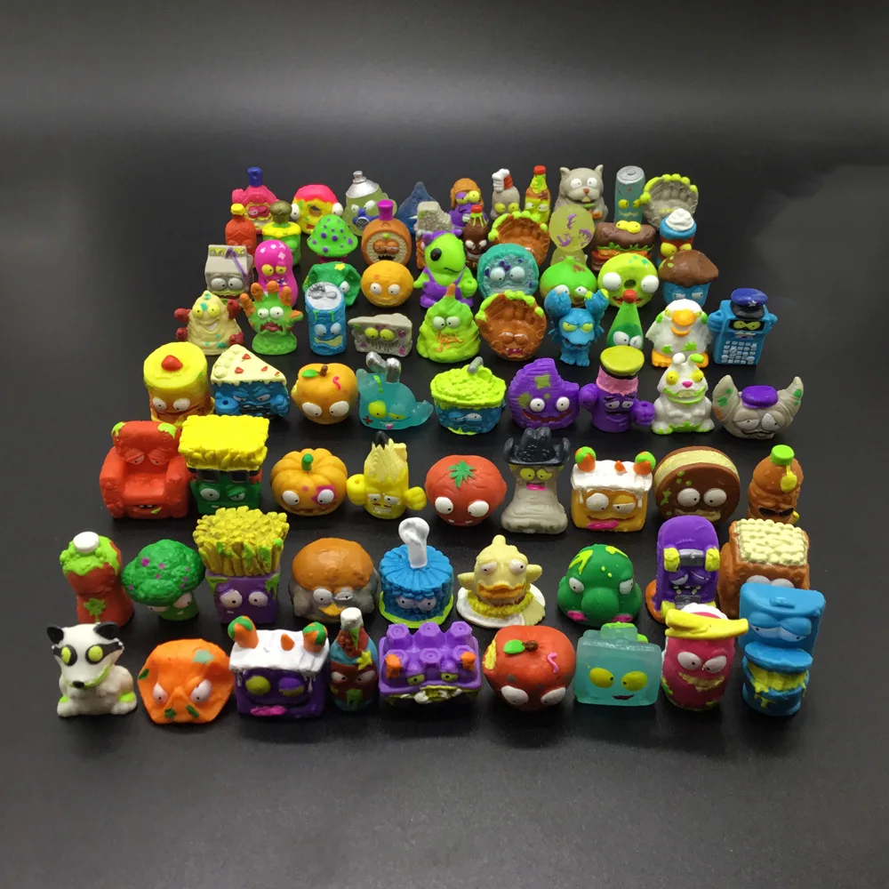 25~50pcs/set Zomlings Trash Dolls Action Figures 3cm Grossery Gang Garbage Collection Model Toys Christmas Gift