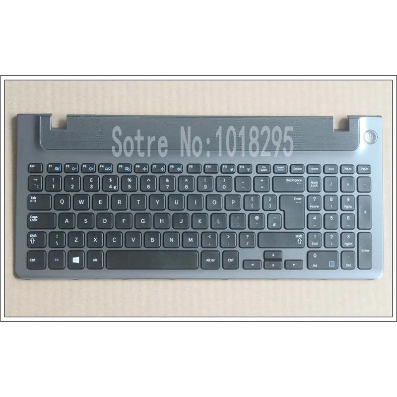 New UK laptop keyboard with frame for samsung 355V5C 350V5C 355 V5X UK keyboard layout