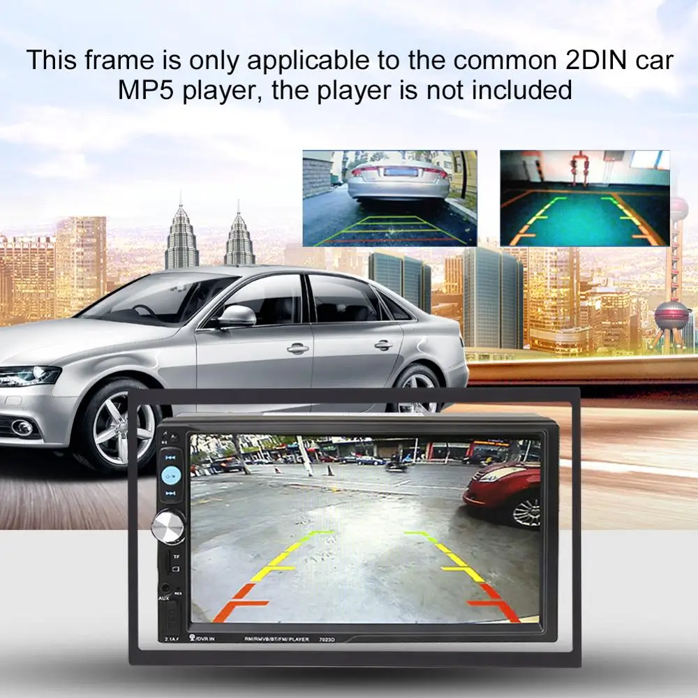 1pcs/set 2 Din Frames For Media Player Double Din Car Accessories For Installation 3.94 Inch Car Radio 2din MP5 100MM