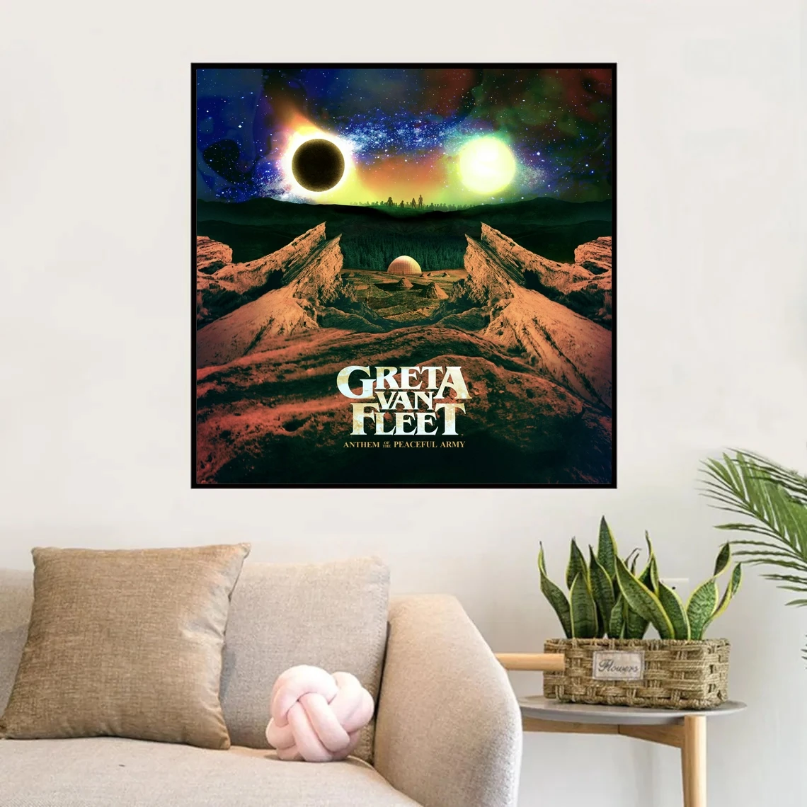 Greta Van Fleet Anthem Of The Peaceful Army Music Album Poster Prints Art Canvas Painting Wall Living Room Home Decor (No Frame)