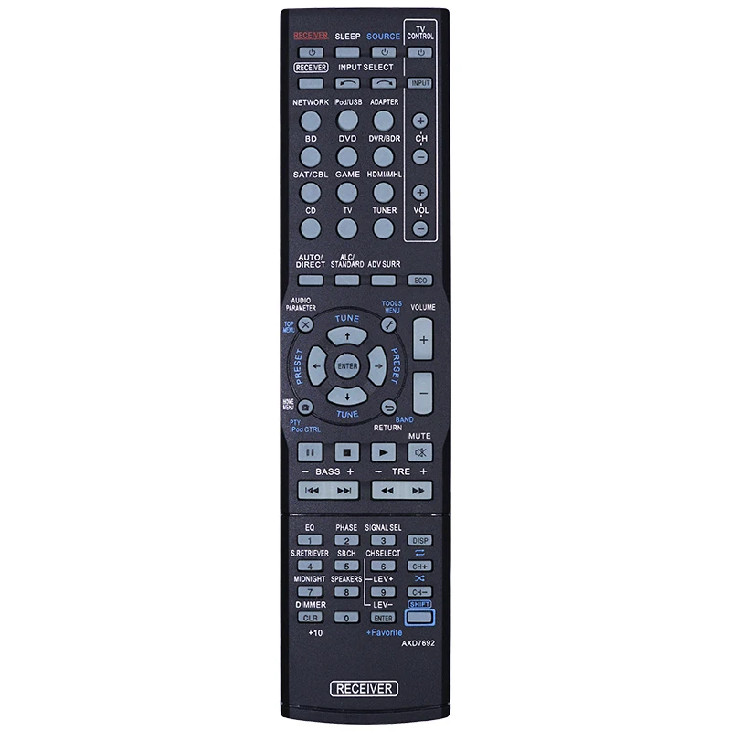 Nuevo para pioneer AV amplificador control remoto AXD7692 audio AXD7690 receptor de placa